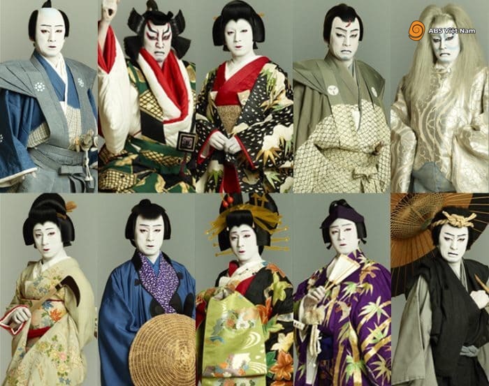 Một số nhân vật trong các vở kịch KabukiẢnh: Internet