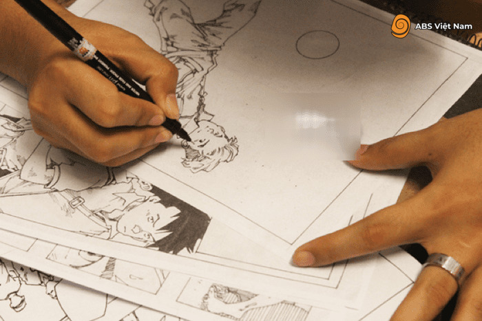 Công đoạn để tạo ra một tác phẩm Manga